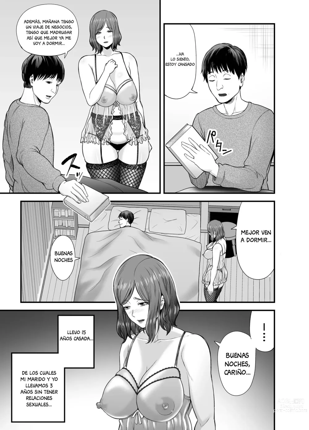 Page 4 of doujinshi Sexless de Yokkyu Fuman na Watashi wa, Musuko no Tomodachi to...