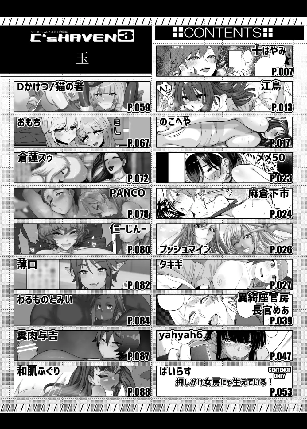 Page 4 of doujinshi Shemale & Mesu Danshi Goudoushi Cs HAVEN 3 Ball