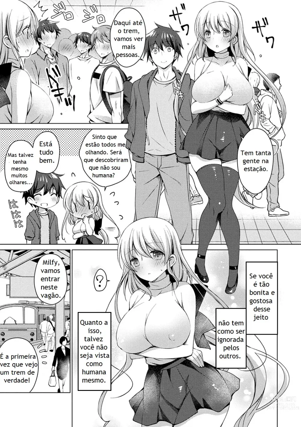 Page 128 of manga Android no Watashi ni Nenryou Hokyuu shite Kudasai