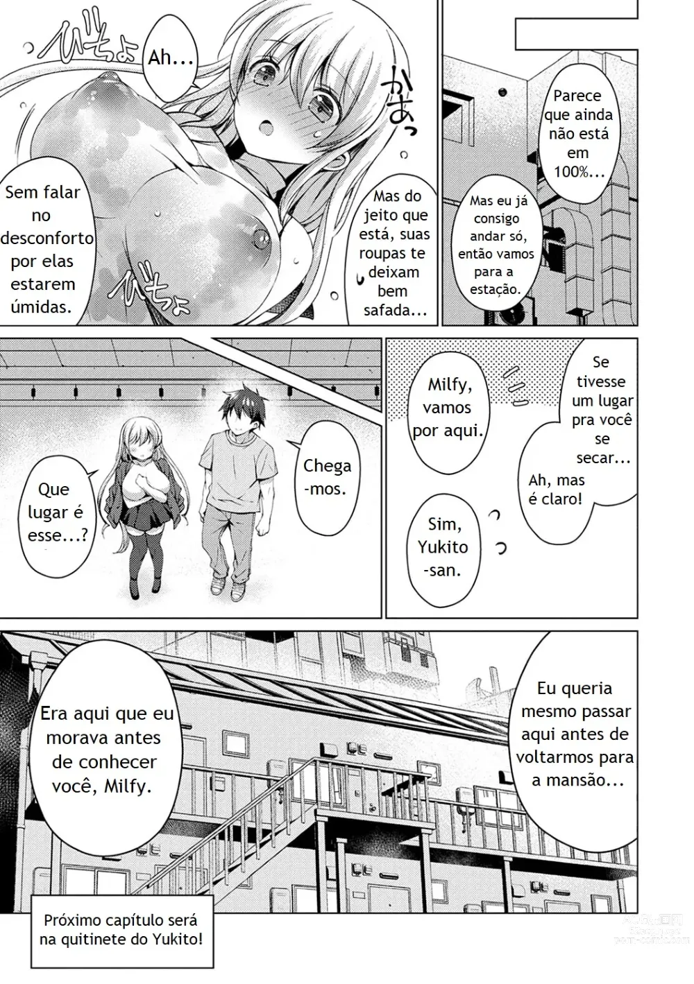 Page 140 of manga Android no Watashi ni Nenryou Hokyuu shite Kudasai