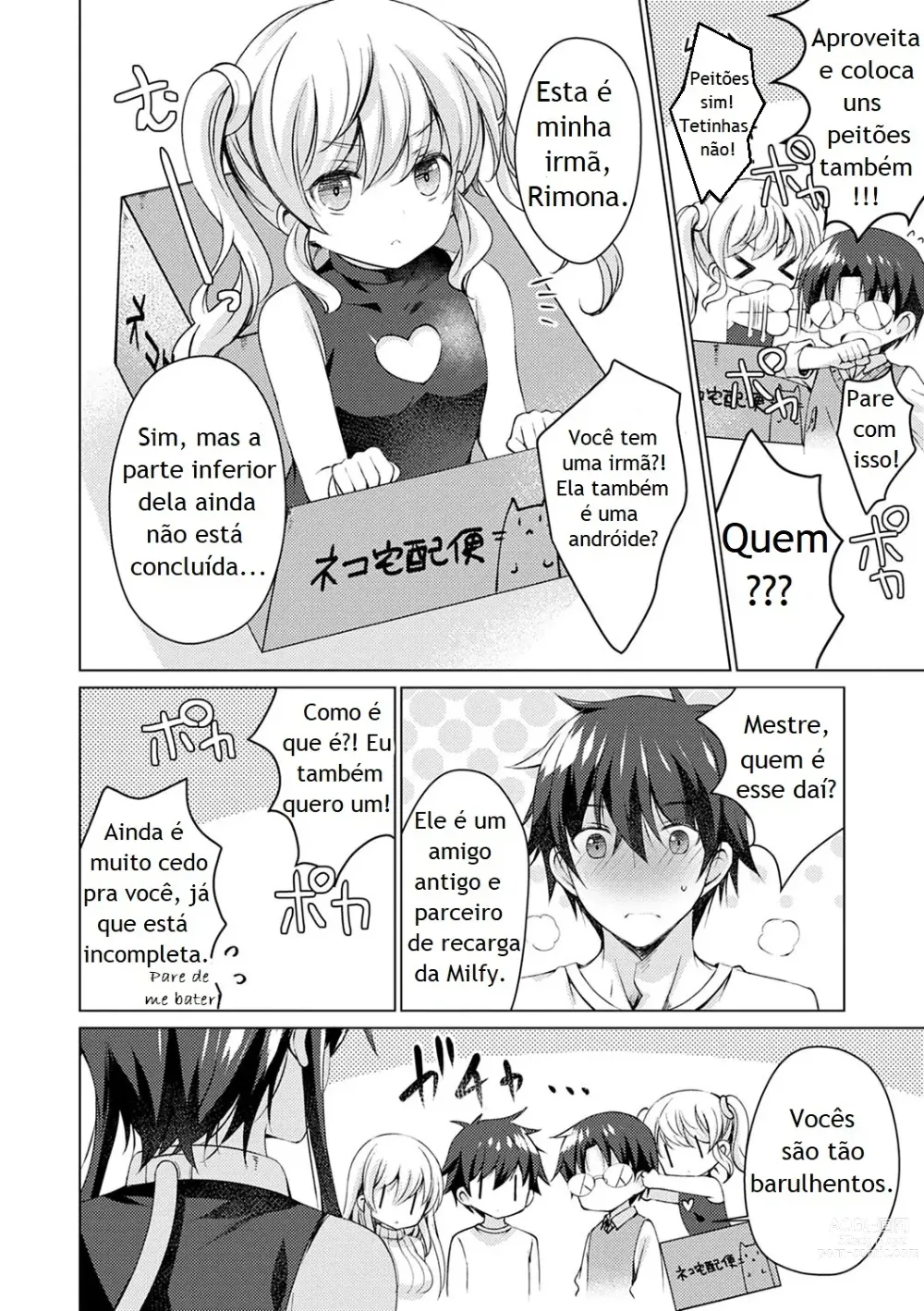 Page 39 of manga Android no Watashi ni Nenryou Hokyuu shite Kudasai