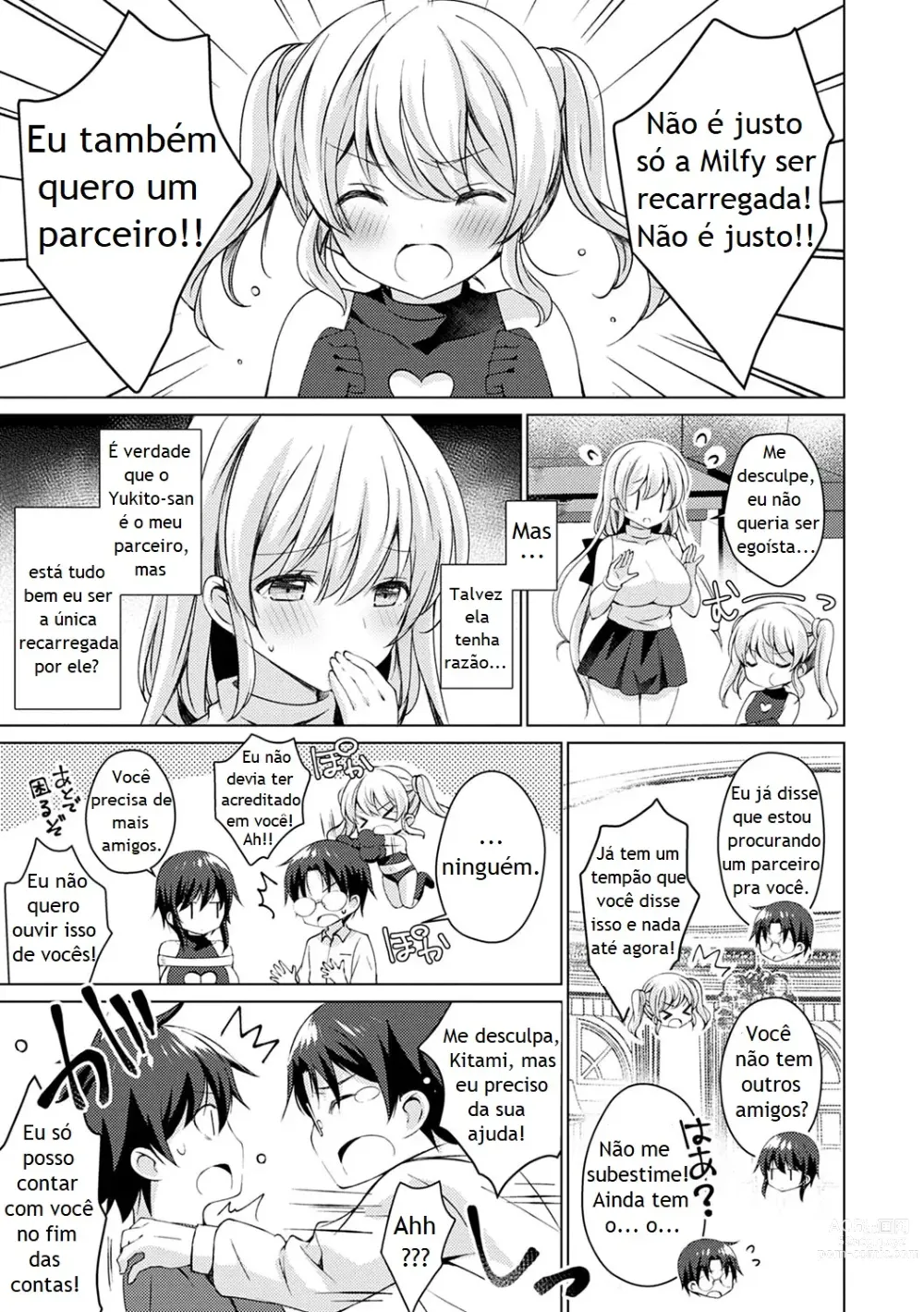 Page 90 of manga Android no Watashi ni Nenryou Hokyuu shite Kudasai