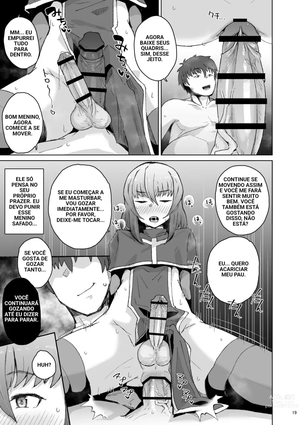 Page 17 of doujinshi Priest Hypnosis -Forcing Celibate Crossdressing Priest to Ejaculate-