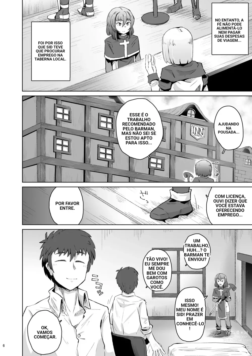 Page 4 of doujinshi Priest Hypnosis -Forcing Celibate Crossdressing Priest to Ejaculate-