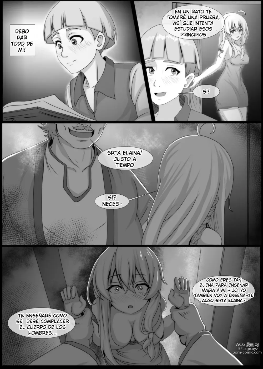 Page 5 of doujinshi Elainas Sex Ed Experience