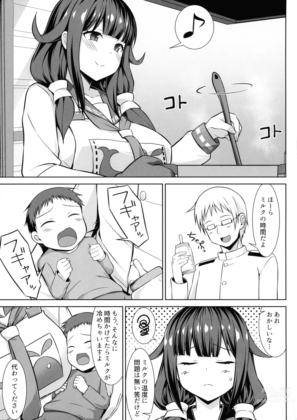 Page 3 of doujinshi Dai Kujira-chan to Bonyuu Tappuri Icha Love Bote Etchi!!