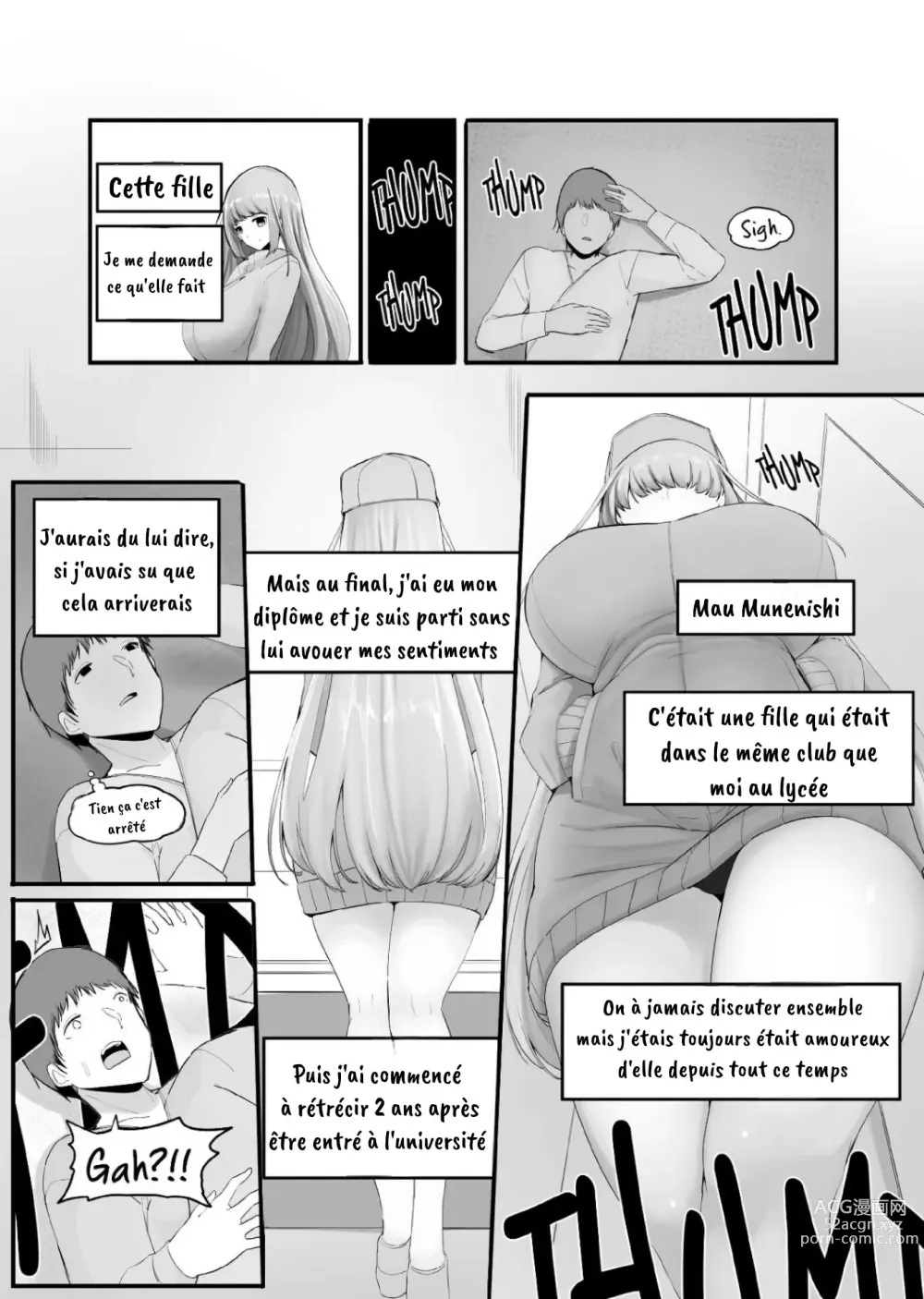 Page 2 of doujinshi Between big boobs