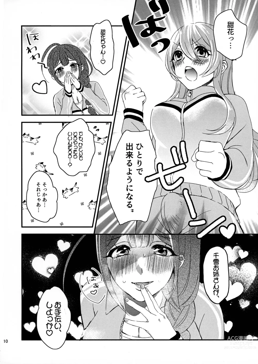 Page 9 of doujinshi Tenka to Chiyuki no Himitsu Lesson