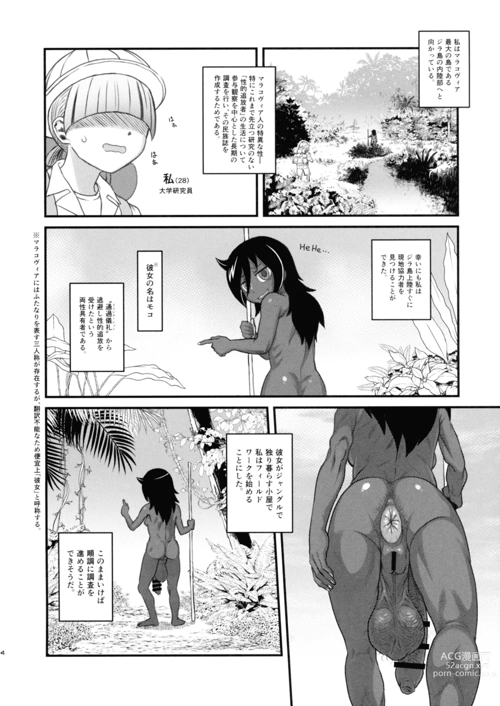 Page 3 of doujinshi Dankon no Ethnography -Malakovia no Sei to Haisetsu-