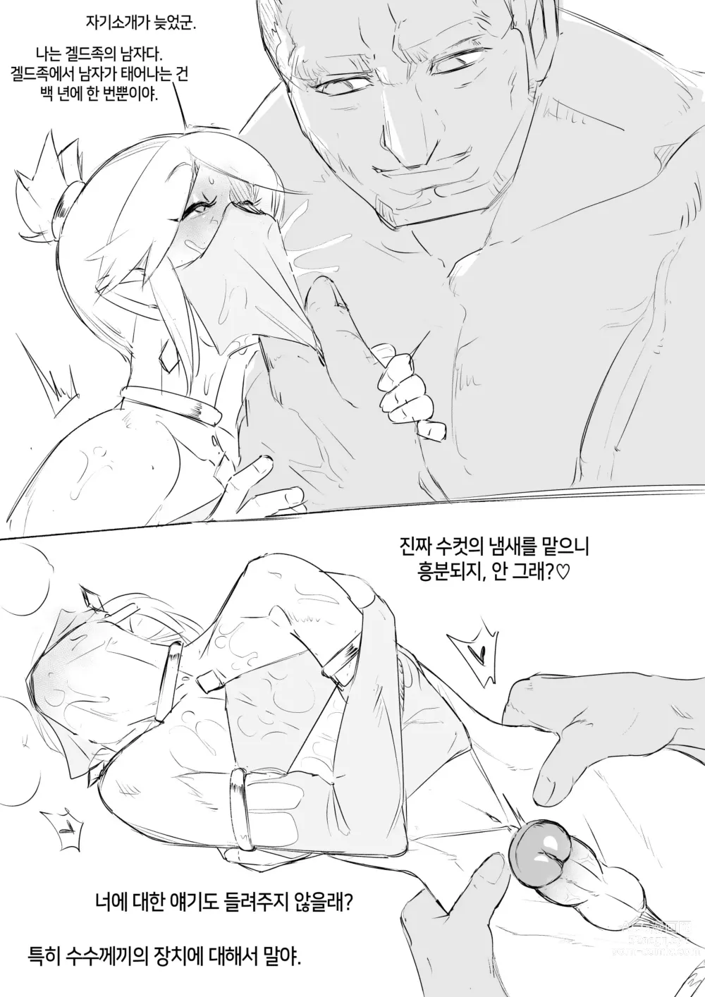 Page 12 of doujinshi 겔드의 정액