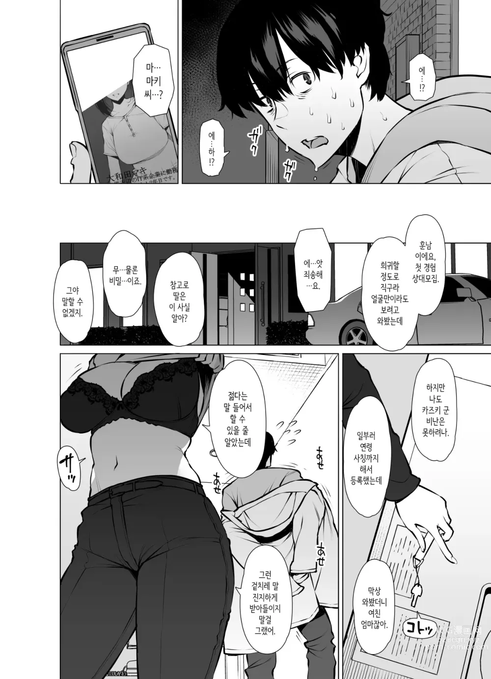 Page 11 of doujinshi 야마자키 마키에(3●살), 딸의 남친과 섹프가 되다