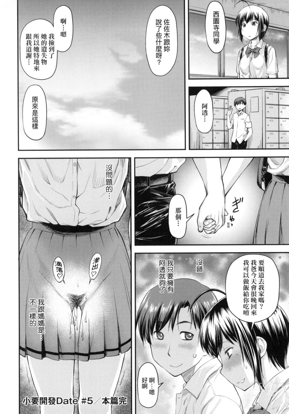 Page 124 of manga 小要開發Date 上 (decensored)