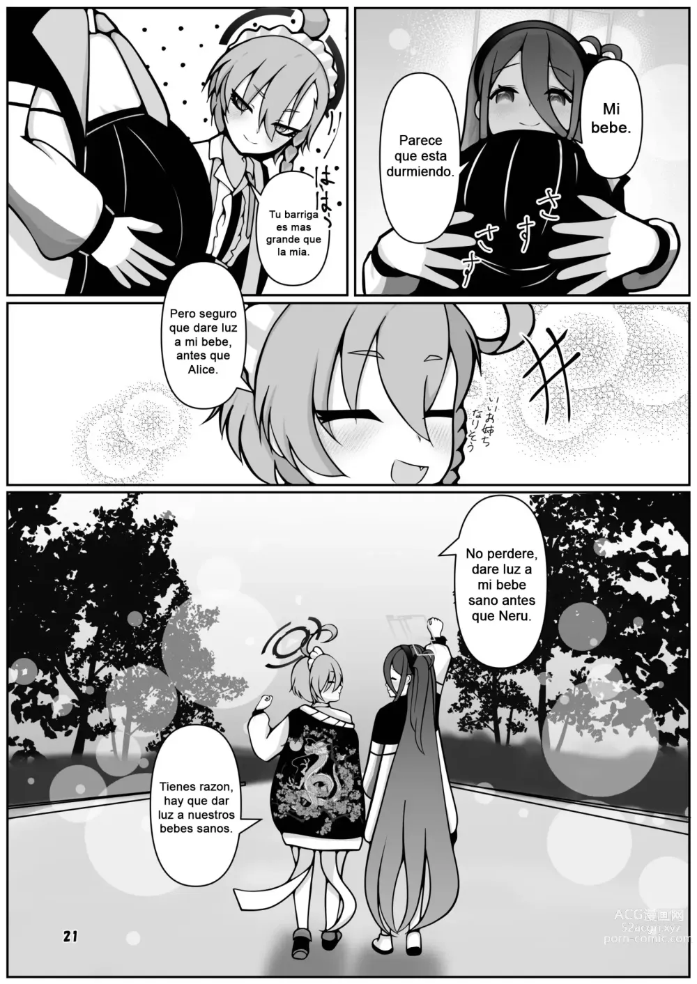 Page 18 of doujinshi Neru to Alice ga Mama ni Naru made ~Sensei to Kurasu Totsukitooka~