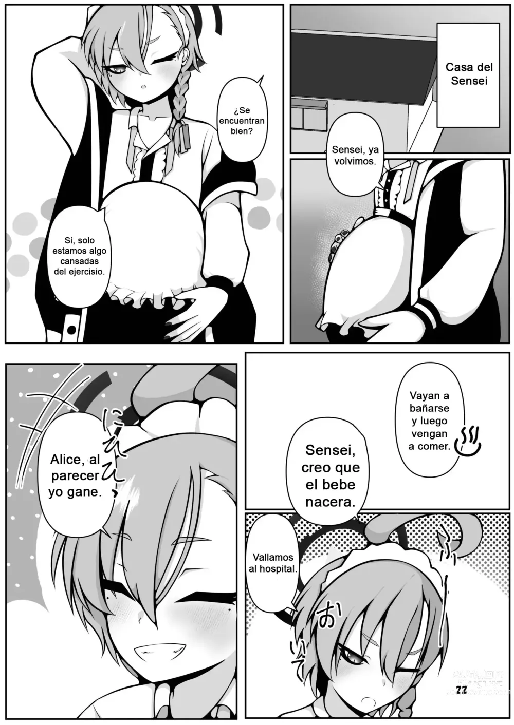 Page 19 of doujinshi Neru to Alice ga Mama ni Naru made ~Sensei to Kurasu Totsukitooka~