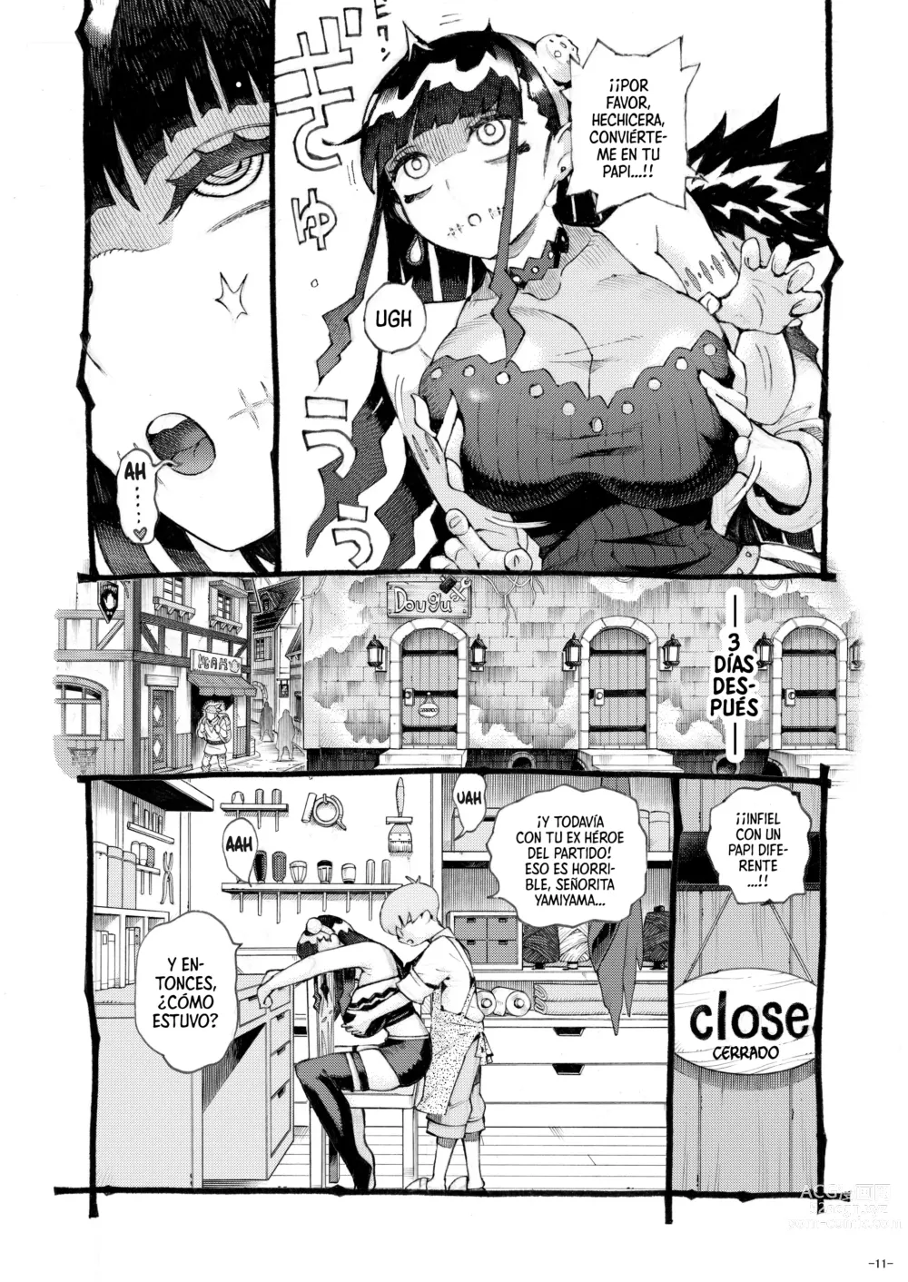 Page 11 of doujinshi La Hechicera Y Su Papi Patrocinador 2