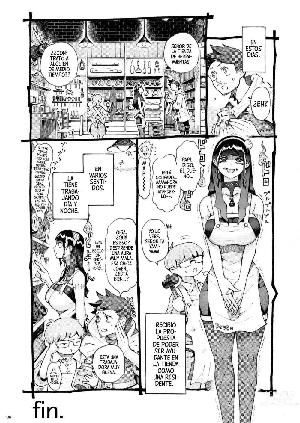 Page 36 of doujinshi La Hechicera Y Su Papi Patrocinador 2