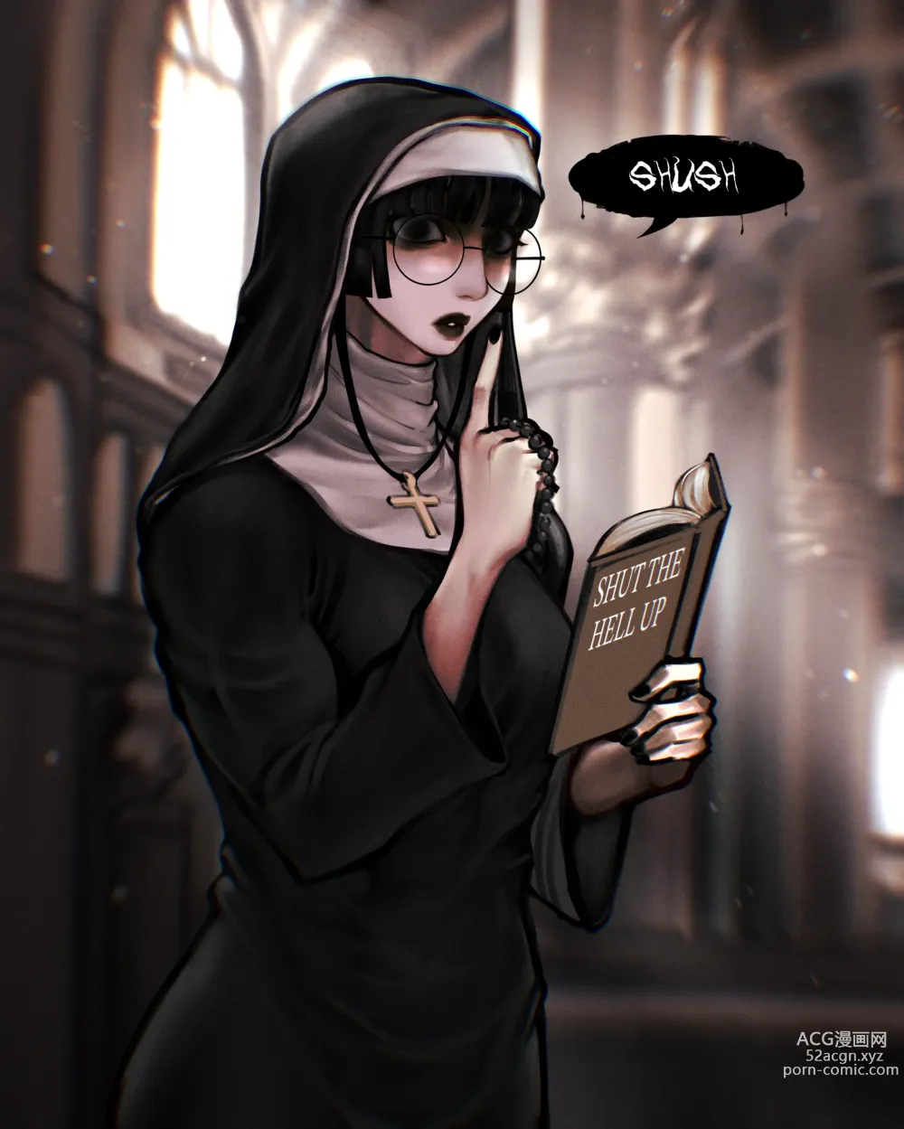 Page 13 of imageset Sylense - Goth Librarian