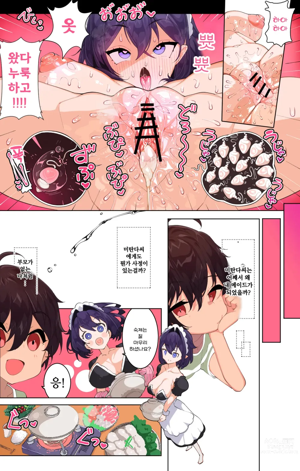 Page 26 of doujinshi 가정부 미탄다씨 ~제비뽑기로 당첨된 메이드씨와 개변태 교미생활~