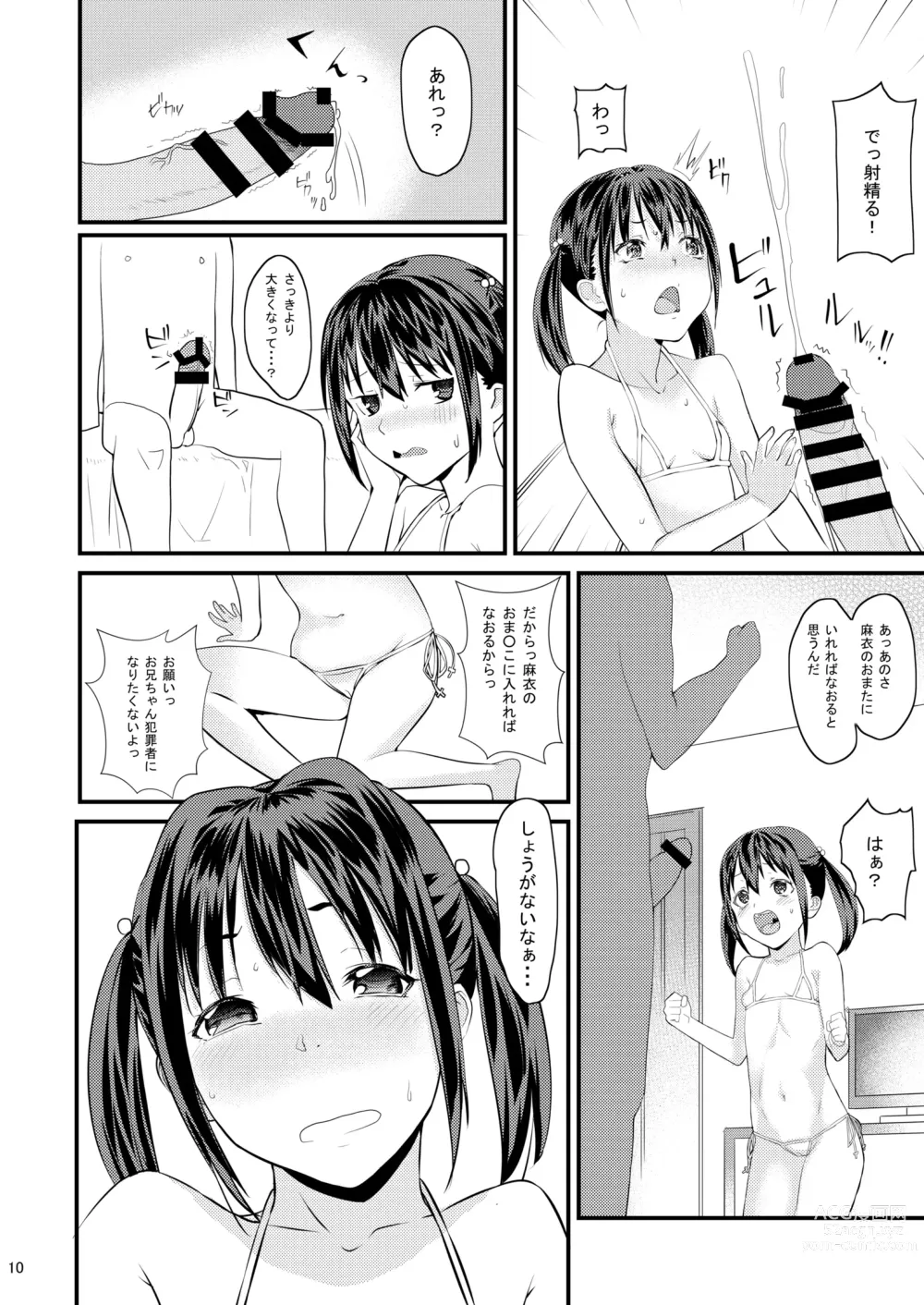 Page 10 of doujinshi Imouto ni Muri o Shouchi de Onegai Shitemita Kekka wwwwww