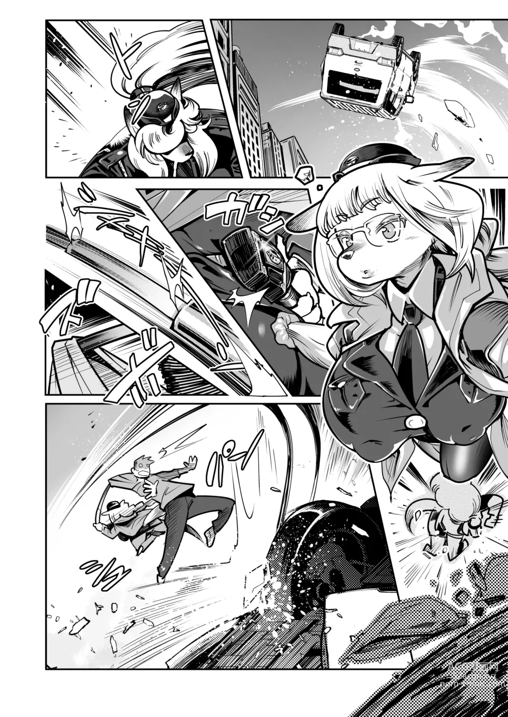 Page 11 of doujinshi Harenchi! Police Baton & Wrecker