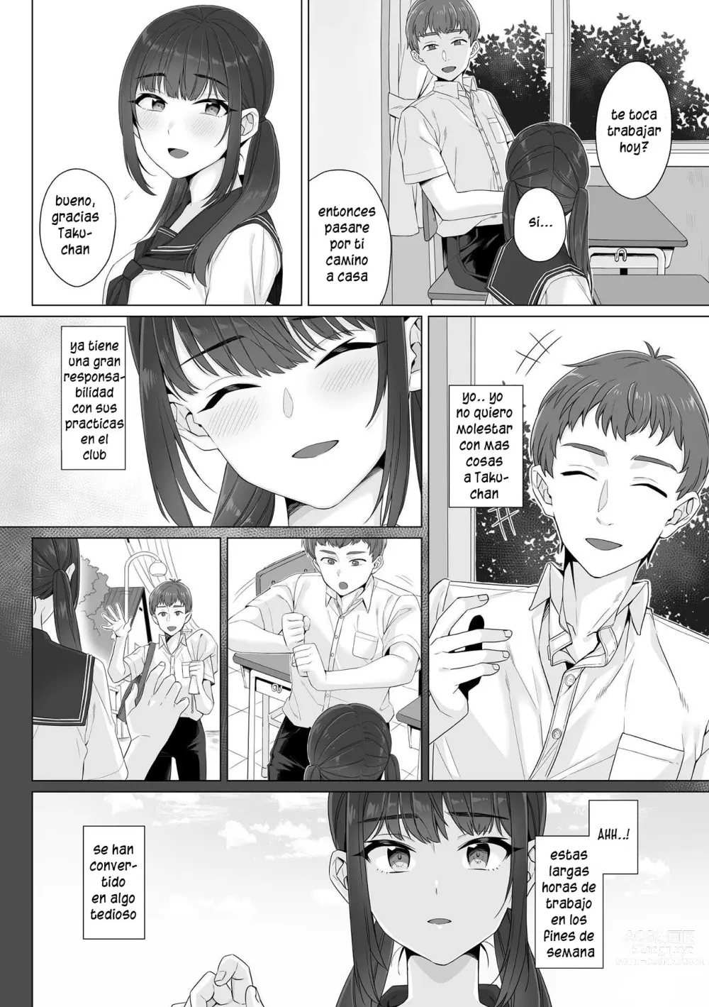 Page 36 of doujinshi Junboku Joshikousei wa Oyaji Iro ni Somerarete Comic Ban Ch. 1-5