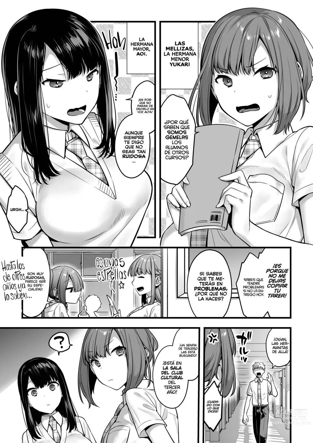 Page 4 of doujinshi ¿Las Gemelas También se hipnotizan al mismo tiempo?