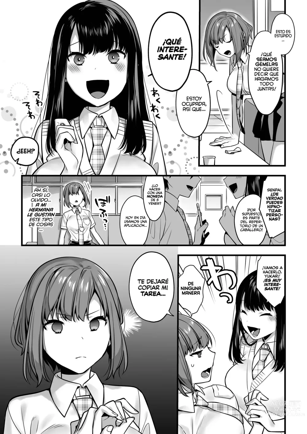 Page 6 of doujinshi ¿Las Gemelas También se hipnotizan al mismo tiempo?