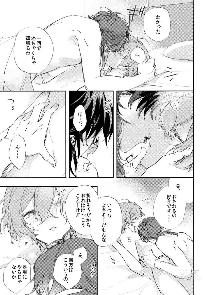 Page 16 of doujinshi To wa yoku ifu monode