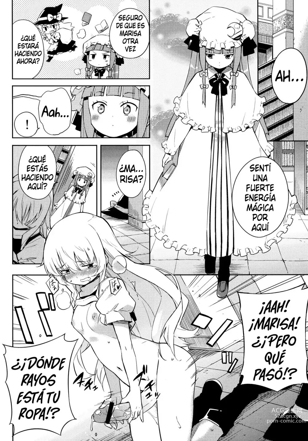 Page 4 of doujinshi Scarlet Devil Mansion Stories, Marisa X Patchouli