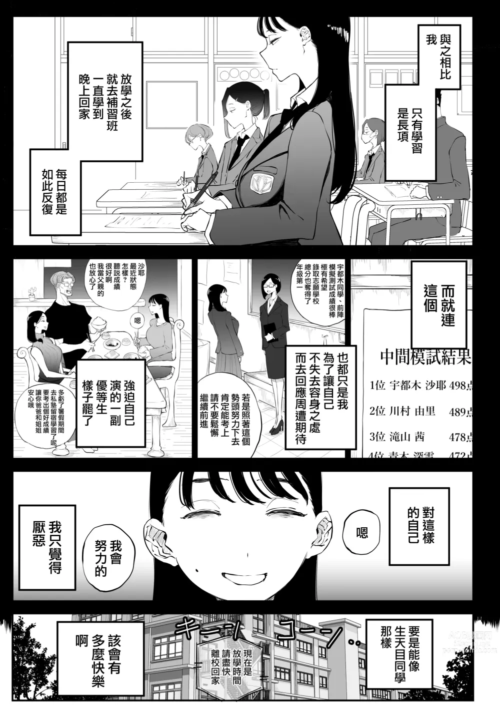 Page 9 of doujinshi 欲求不滿的女子和同班的放蕩辣妹一起瘋狂H的故事