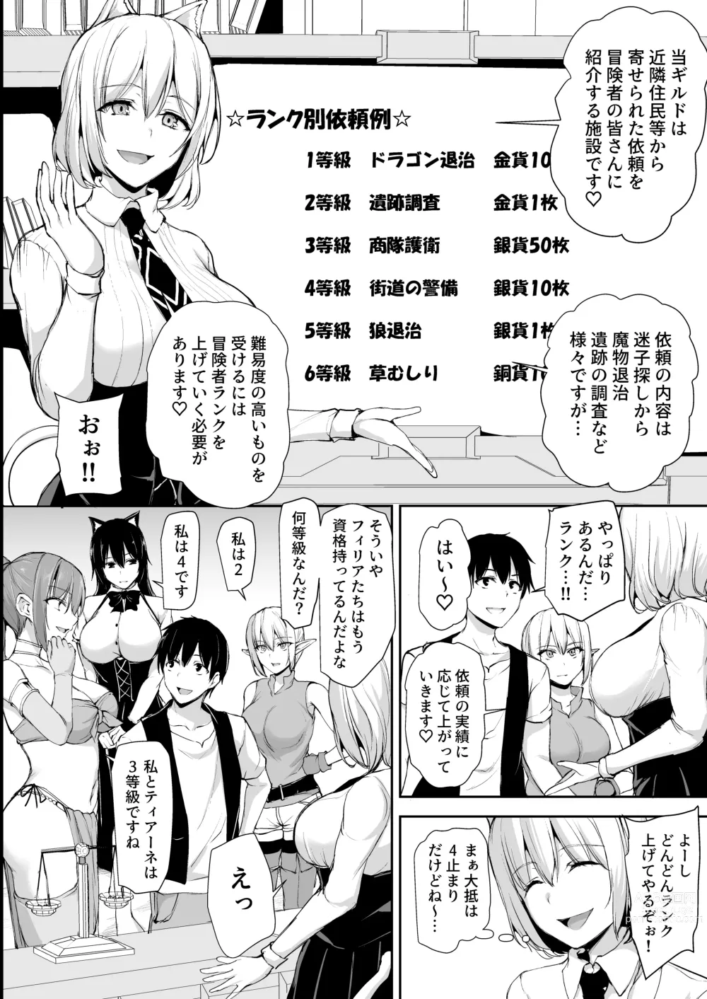 Page 5 of doujinshi isk harem story 8 + 8.5 mosaic