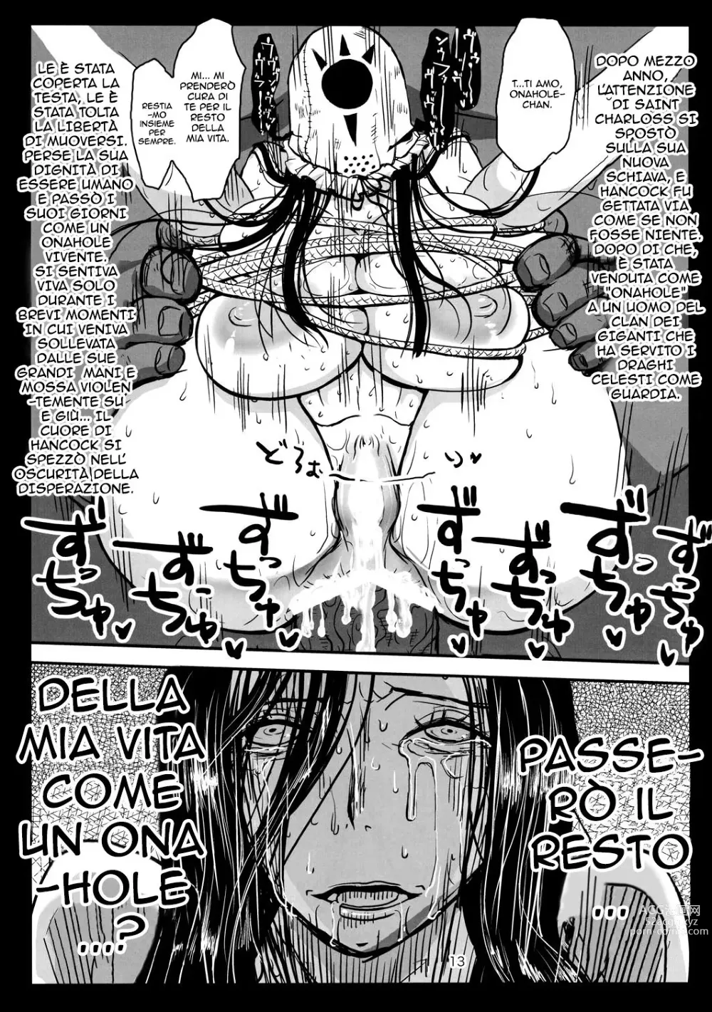 Page 12 of doujinshi L'Addestramento Matrimoniale di Hancock