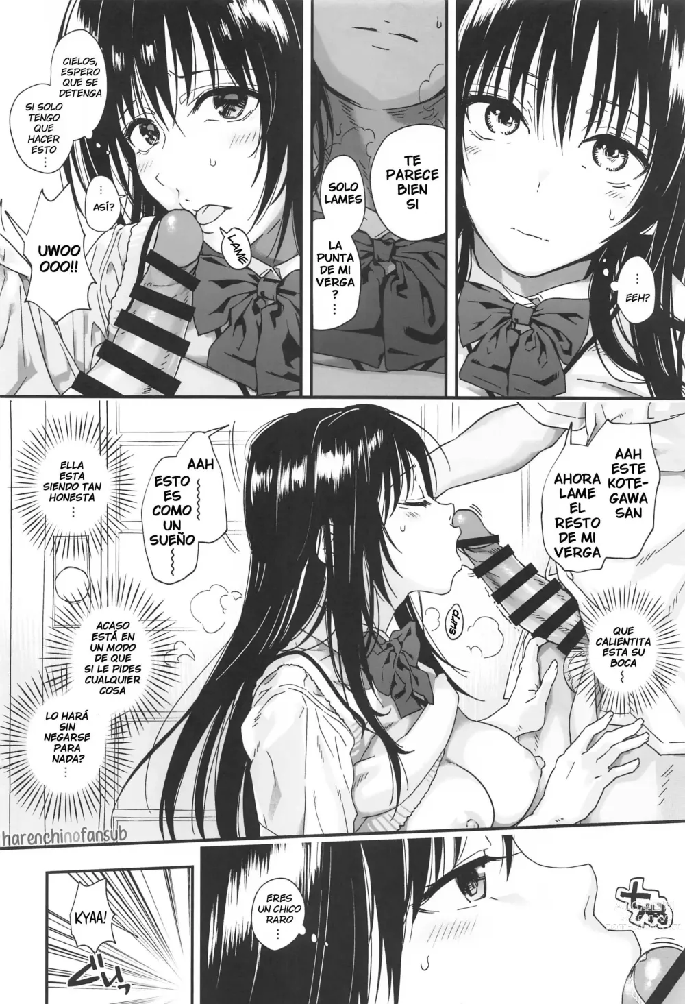 Page 14 of doujinshi To LOVE-Ru na Oppai -Oshi ni Yowai JK Kanojo-san-