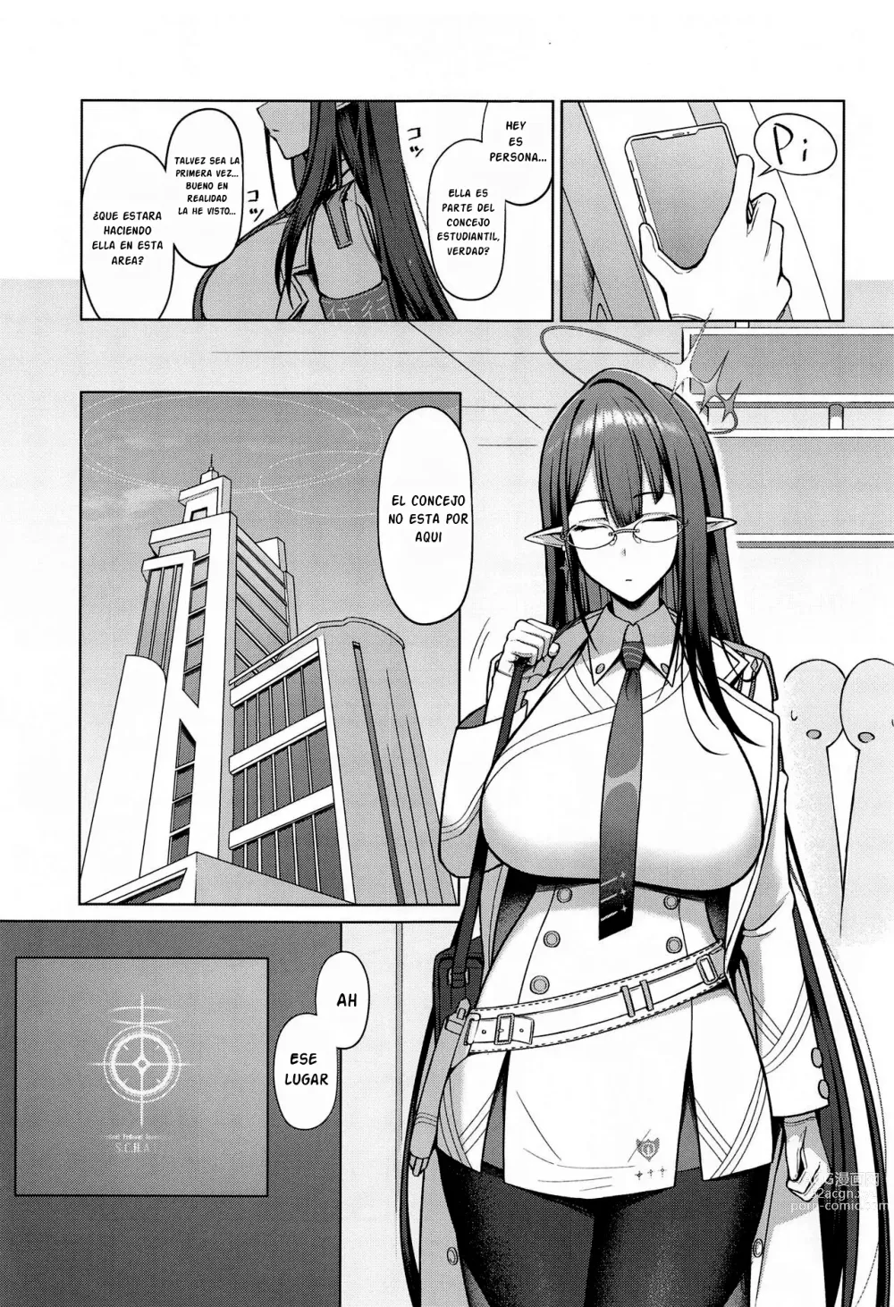 Page 2 of doujinshi La jefa del servicio personal parte 2