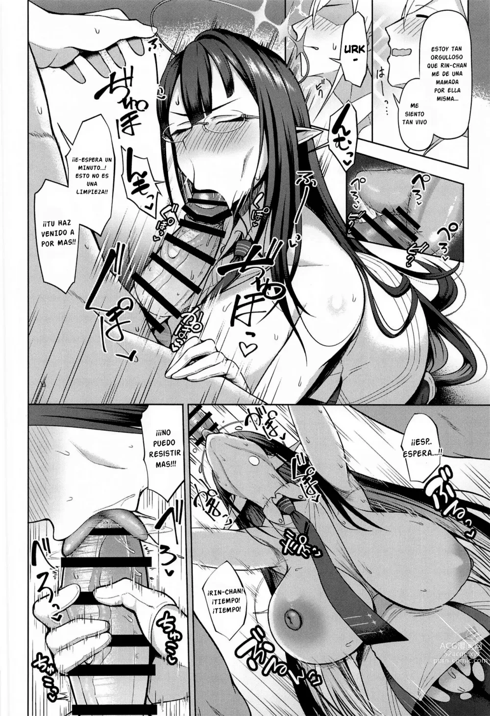 Page 11 of doujinshi La jefa del servicio personal parte 2