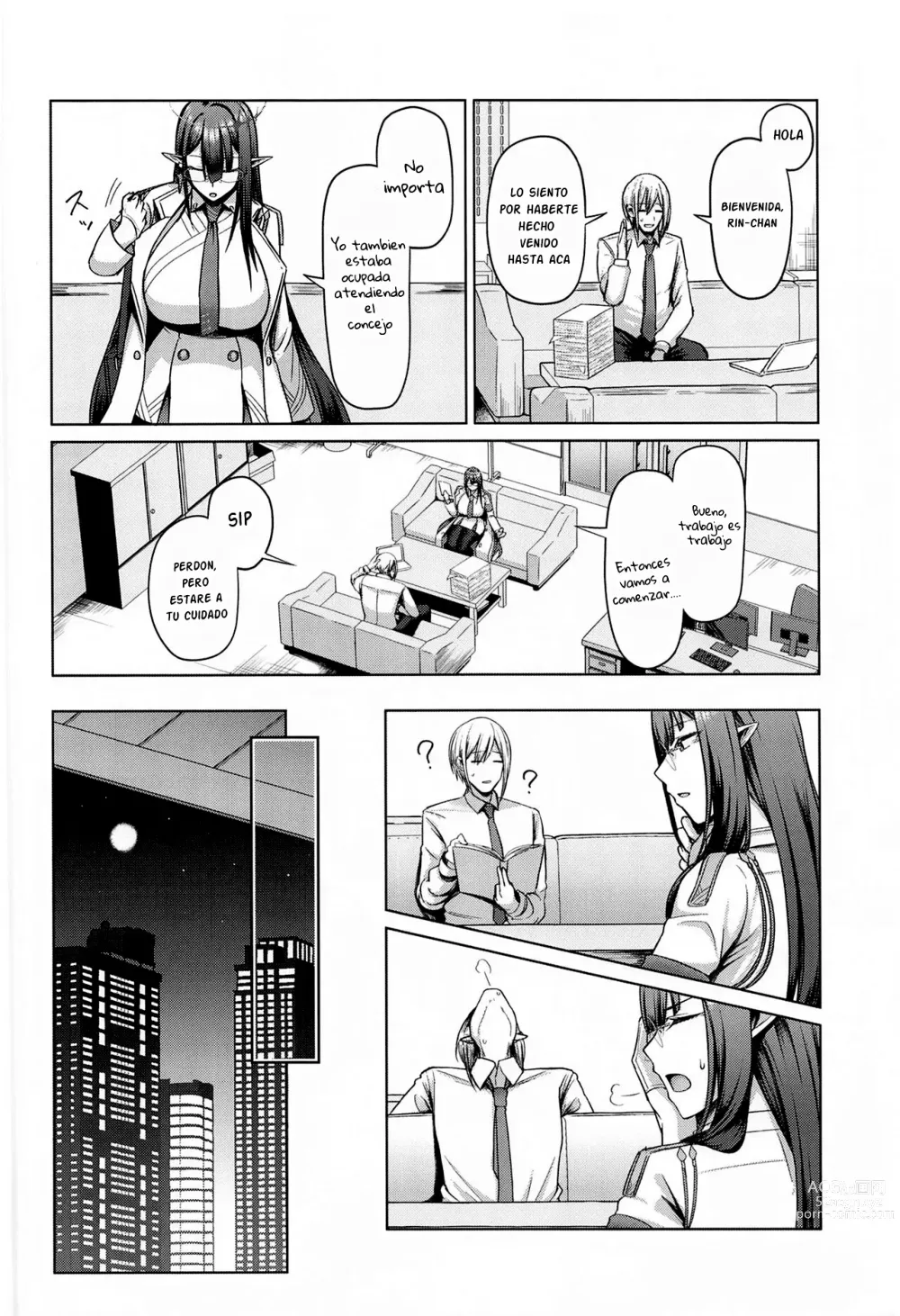 Page 3 of doujinshi La jefa del servicio personal parte 2