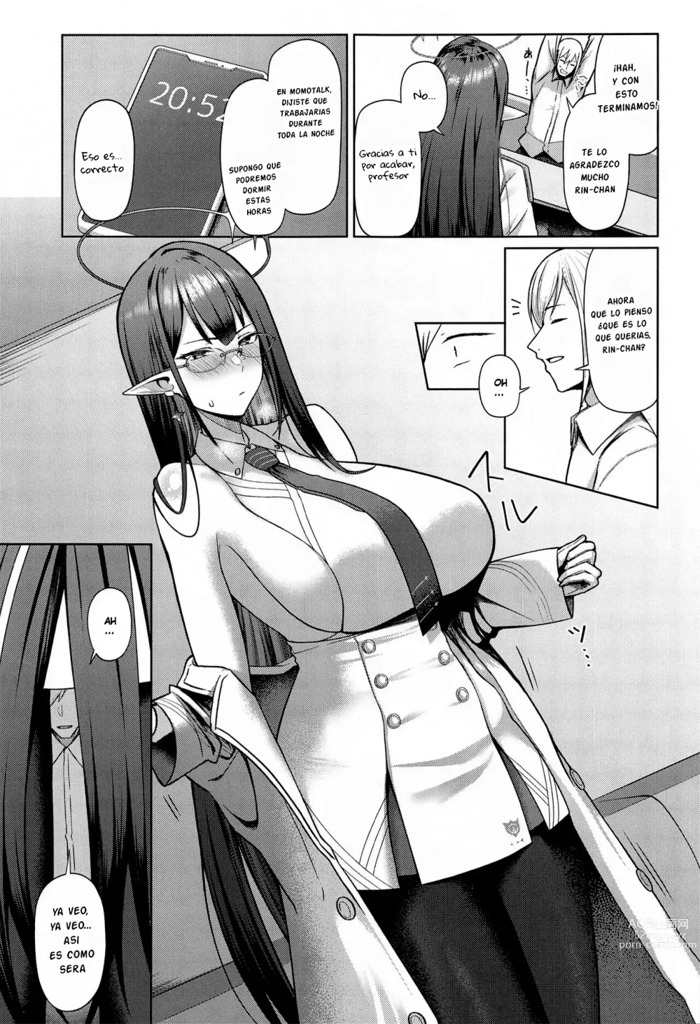 Page 4 of doujinshi La jefa del servicio personal parte 2