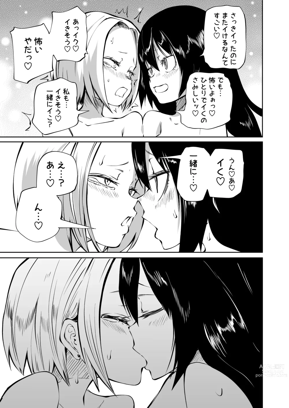 Page 36 of doujinshi Onanie Chuudoku  InCha  Onna to Otonari Yankee Onna