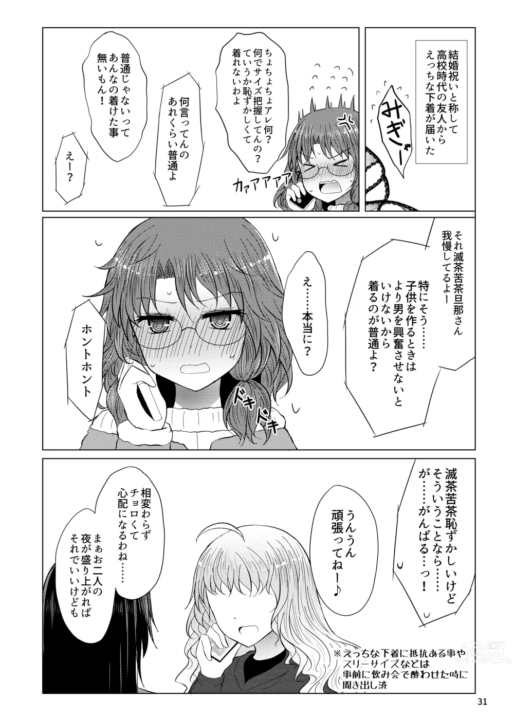 Page 30 of doujinshi Shinkon Sumireko