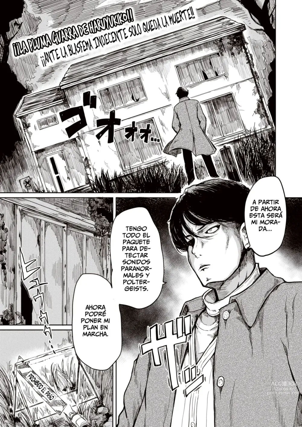 Page 1 of manga La Fantasma Pija Momo