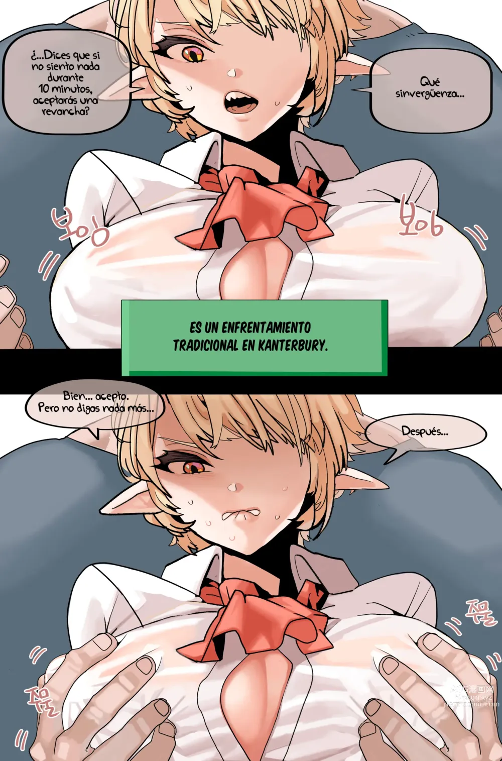 Page 8 of doujinshi Una apuesta contra Valencia