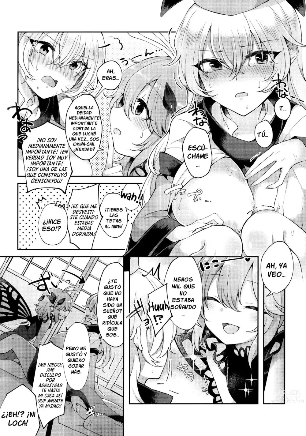 Page 8 of doujinshi Youchuui Jinbutsu!