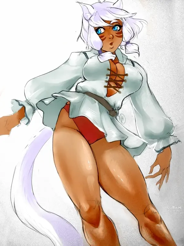 Page 107 of imageset Furry - Miqote Collection