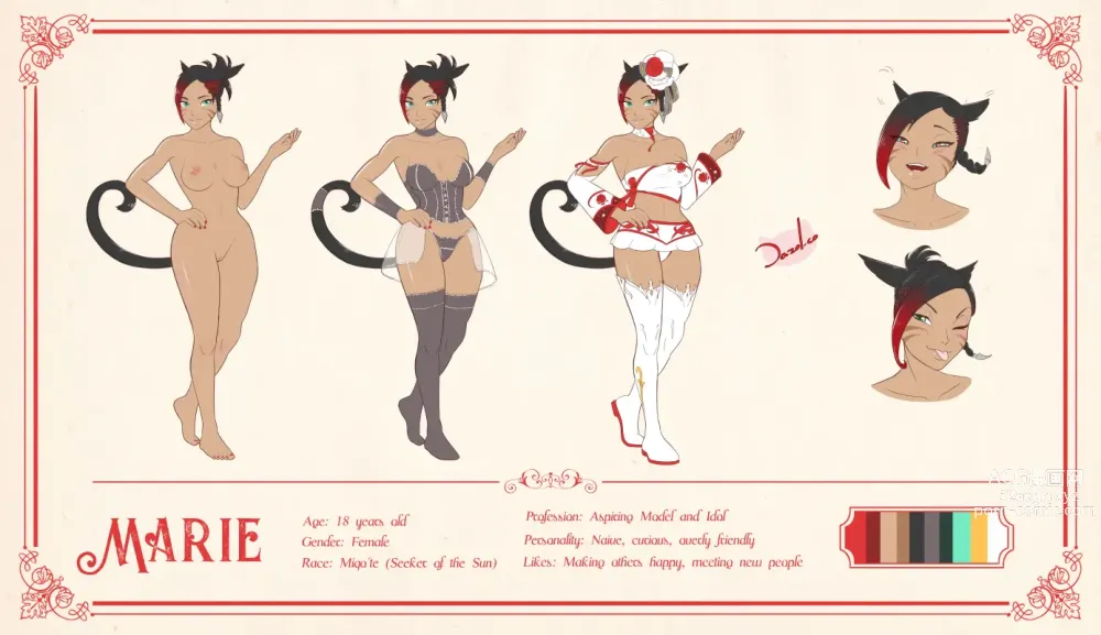 Page 1105 of imageset Furry - Miqote Collection