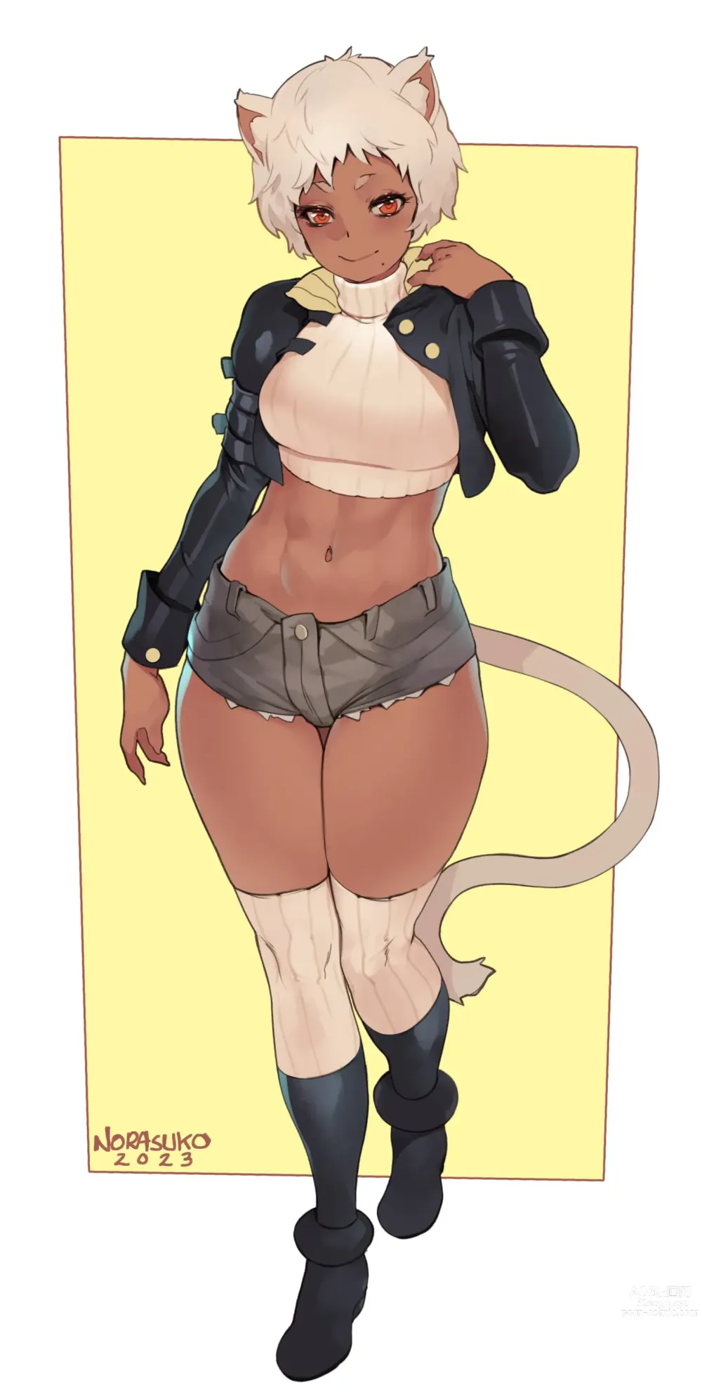 Page 406 of imageset Furry - Miqote Collection