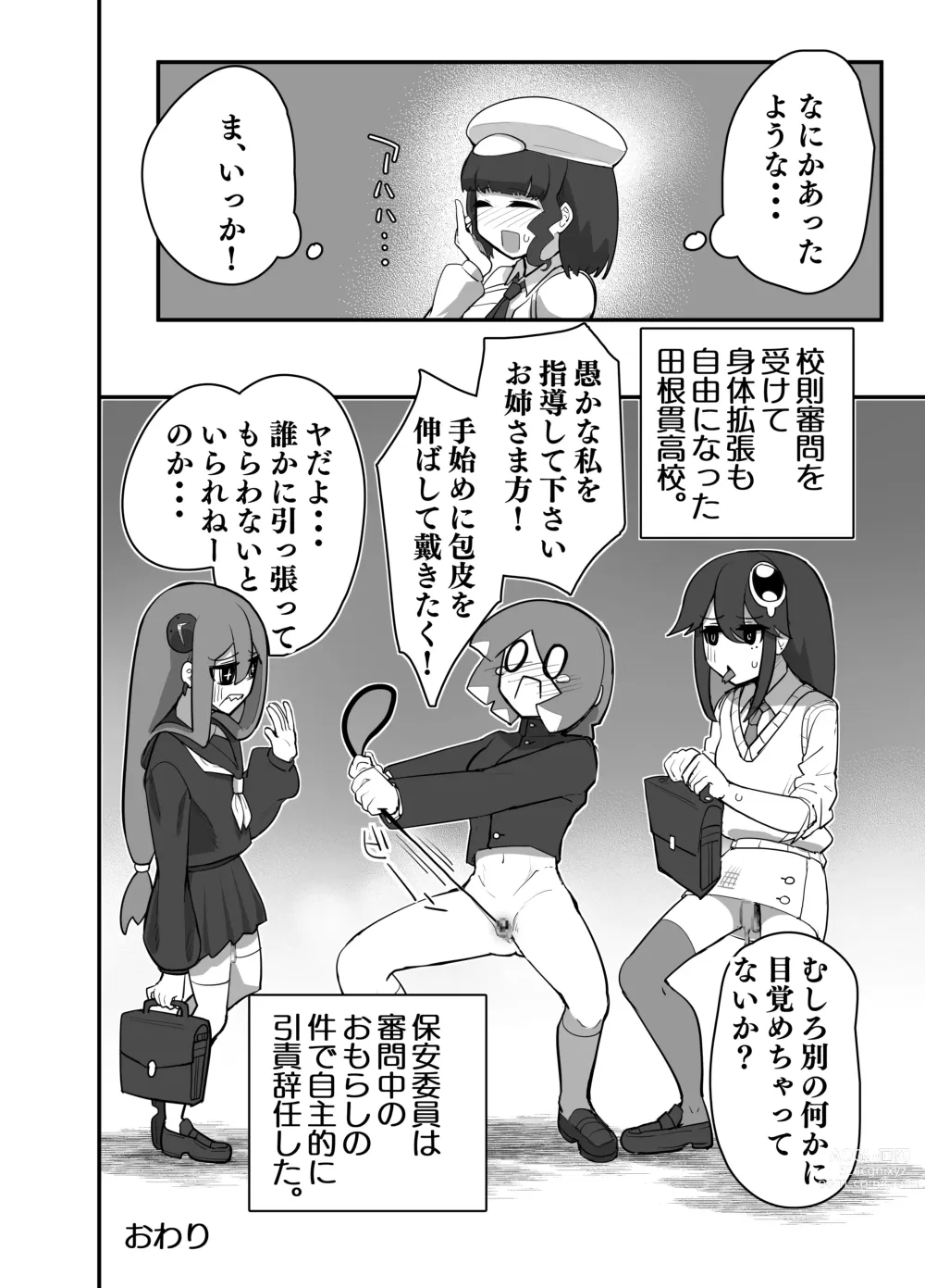 Page 21 of doujinshi Futanari Koukou no Chin Kousoku