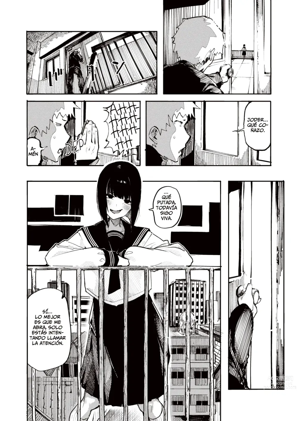 Page 2 of manga La Moza Suicida