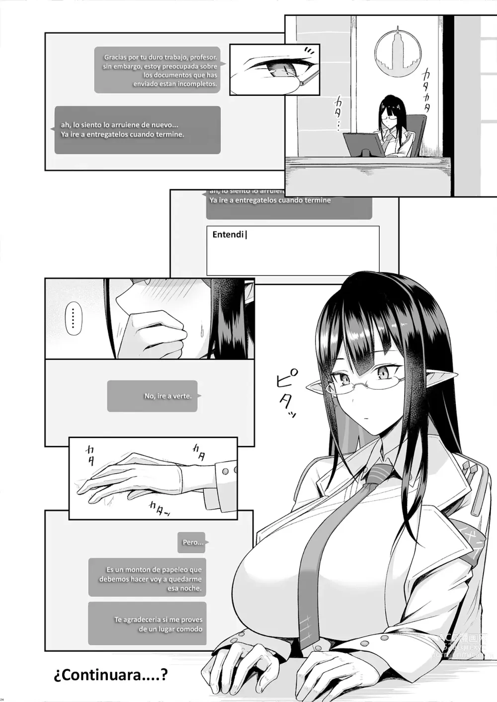 Page 23 of doujinshi La Jefa Administrativa del Servicio Personal 1