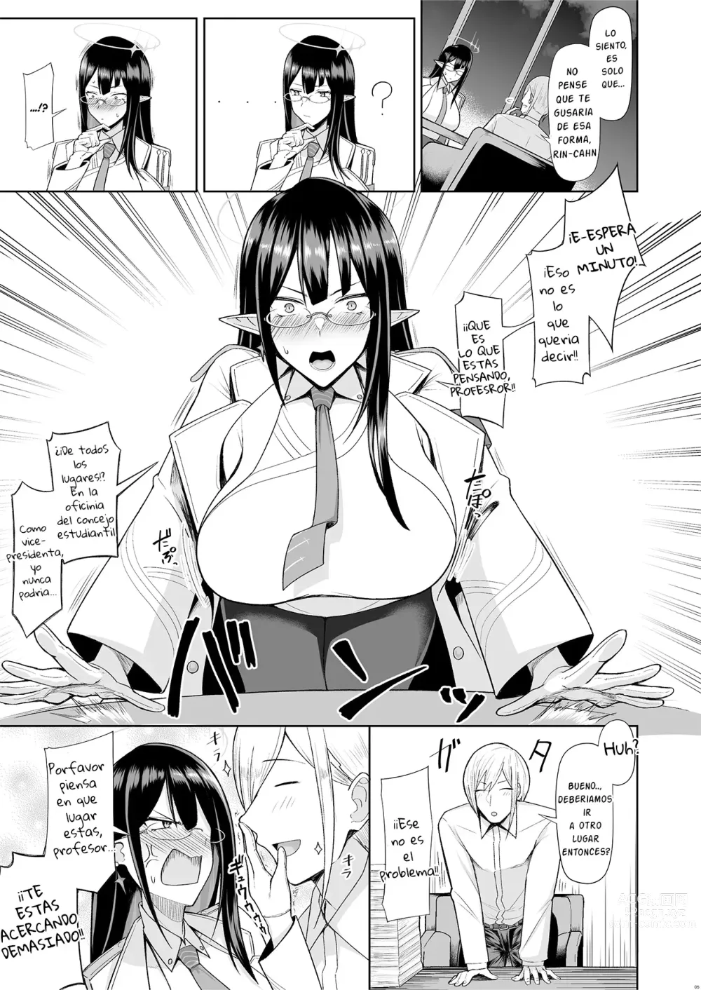 Page 4 of doujinshi La Jefa Administrativa del Servicio Personal 1