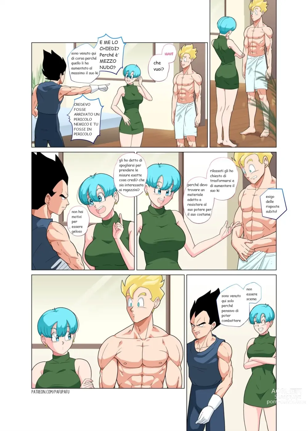 Page 35 of doujinshi bulma si diverte con gohan